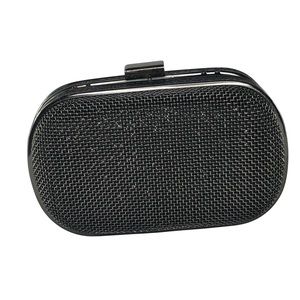 Hardshell, Metal, Bling-Filled Clutch Purse